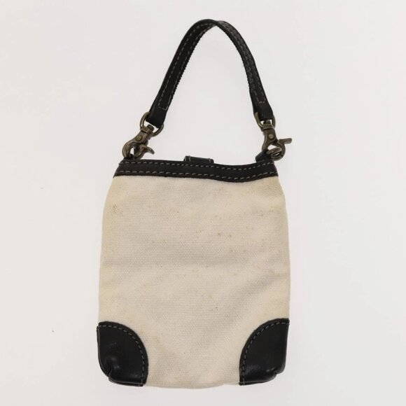 BURBERRY Tote Bag Canvas White Auth ti3062 - Picture 5 of 16